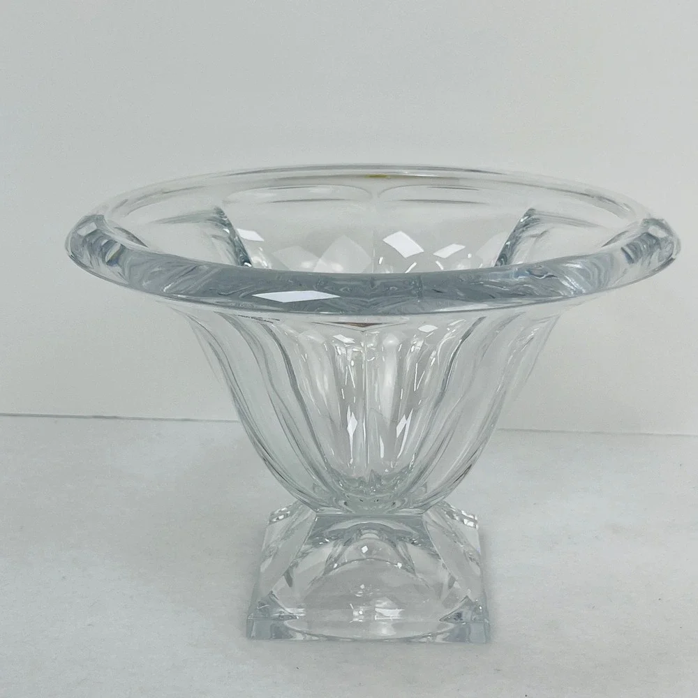 Royal Limited 24% Lead Crystal Votive Candle Holder Czech Republic Flared Bowl